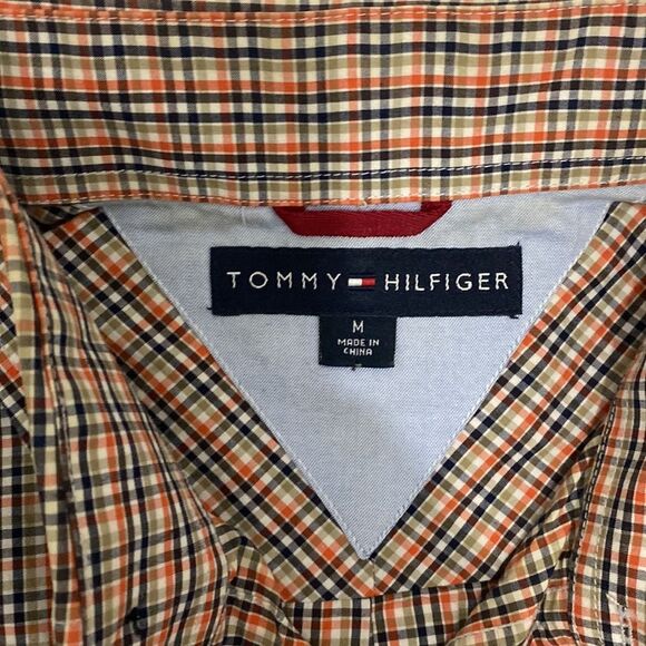 TOMMY HILFIGER Long Sleeve Plaid Button Down Shirt - Picture 2 of 6